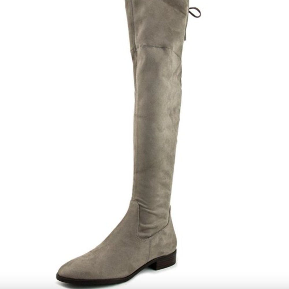 Grey/beige Over the knee boots